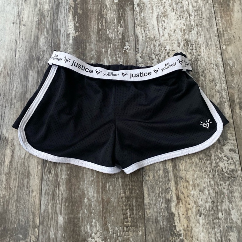Justice Black Women's Shorts
